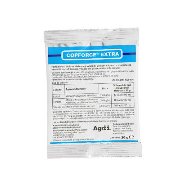 AGRII PACK CARTOF R - Pachet Complet Mana si Gandacul de Colorado - Infinito, Biatox, Copforce Extra, Deltasap
