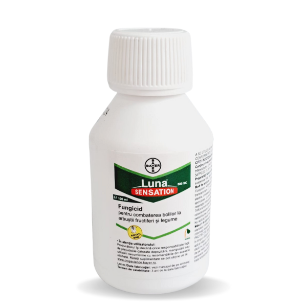Luna Sensation 500 SC - Fungicid Sistemic si Mezostemic - Zmeur, Coacaz, Agris, Fasole, Salata, Tomate - Putregai Cenusiu, Fainare, Bayer