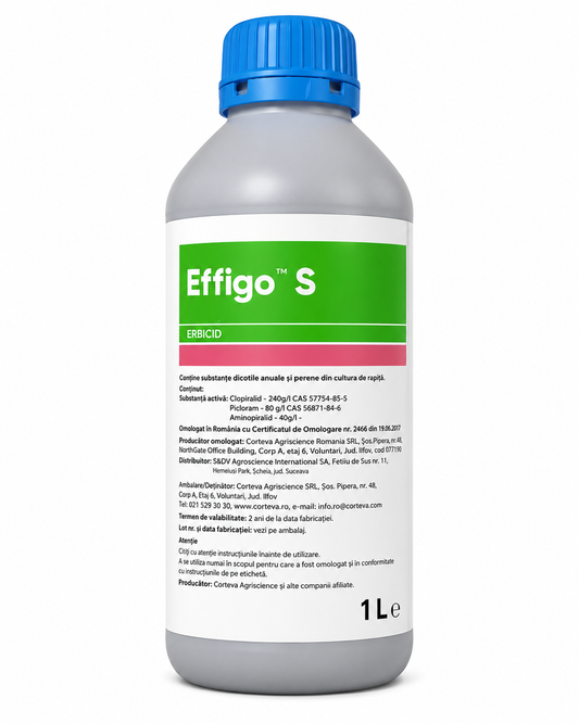 Effigo S - Erbicid Foliar cu Tripla Actiune - Rapita - Buruieni Dicotiledonate Anuale si Perene, BASF/Corteva
