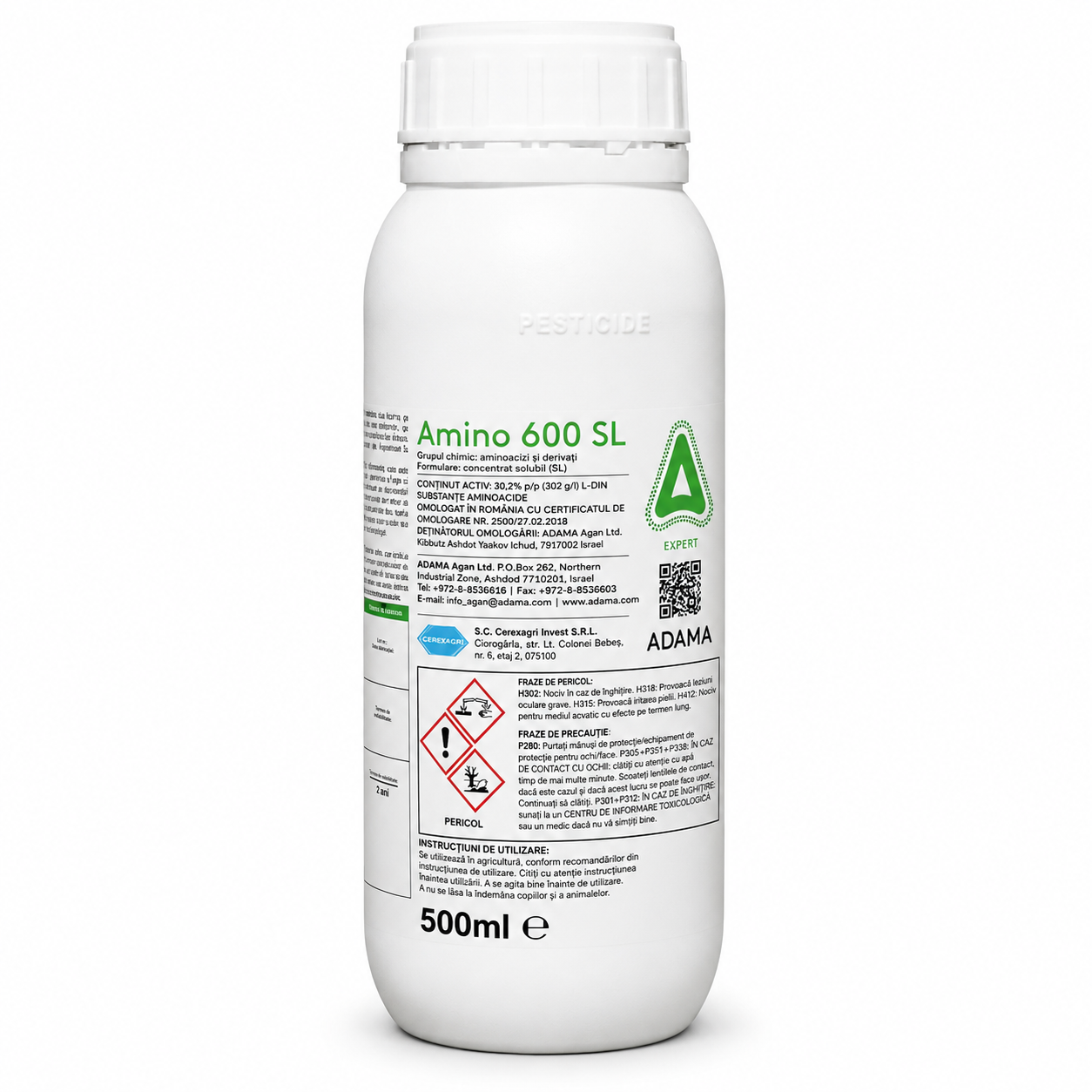 Amino 600 SL - Erbicid Postemergent Selectiv, Acid 2,4-D, Buruieni Dicotiledonate, Grau, Porumb, Adama