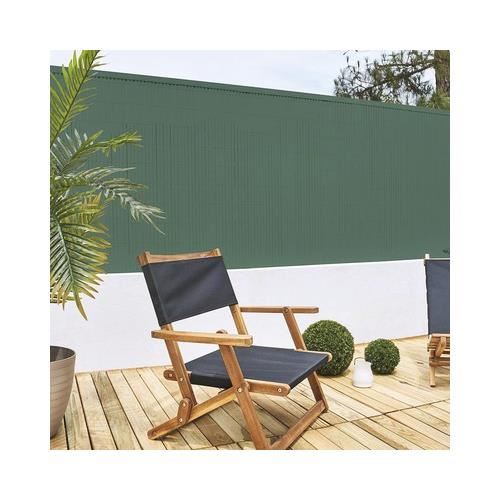 Paravan pentru balcon, terasa, gard PVC, verde, 1300 g/m2, UV, 3x1.5 m