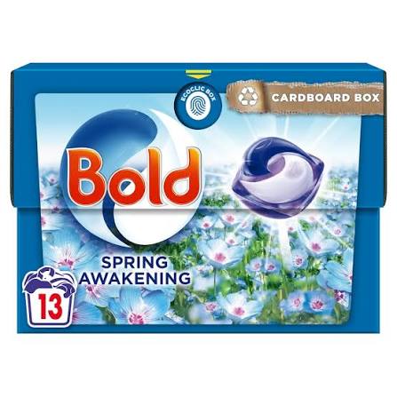 BOLD DETERGENT CAPSULE 13BUC SPRING AWAKENING