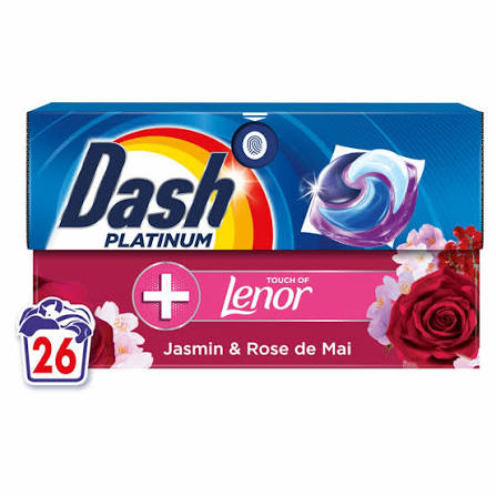 DASH DETERGENT CAPSULE 26BUC 4IN1 JASMIN & ROSE DE MAI