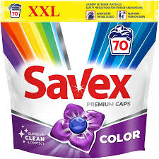 SAVEX DETERGENT CAPSULE 70BUC COLOR