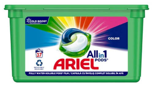 ARIEL DETERGENT CAPSULE 38BUC COLOR 3IN1