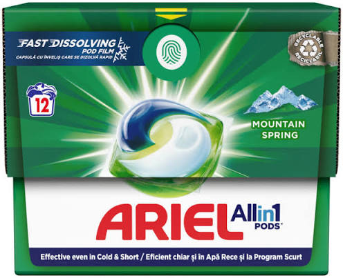 ARIEL DETERGENT CAPSULE 12BUC PODS ALLIN1 MS