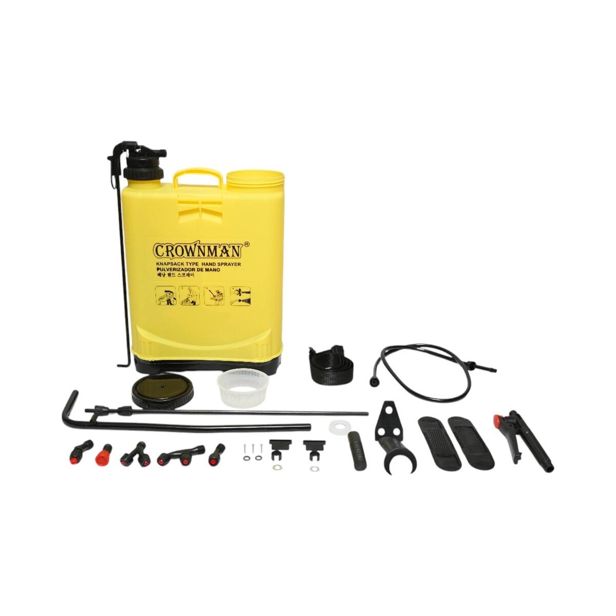 Pulverizator gradina, pompa de stropit, vermorel, Crownman, manual, pentru spate, 16 L