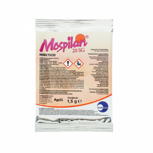 Mospilan 20 SG - Insecticid Sistemic si Translaminar - Cartof, Grau, Porumb, Mar, Prun, Rapita - Afide, Gandacul din Colorado, Summit Agro