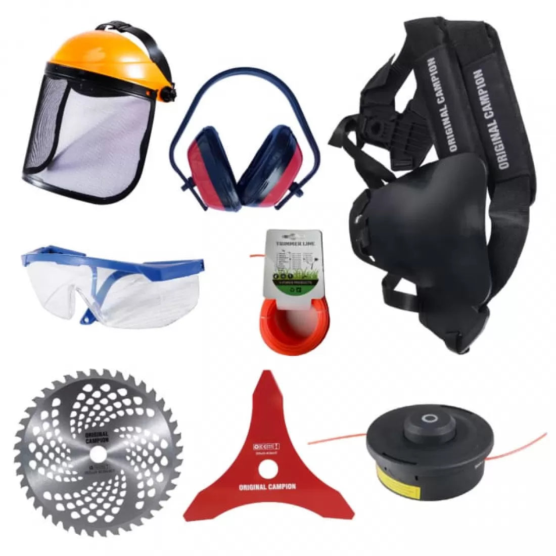 Motocoasă profesională pe benzină 9.5 CP, 7 kW, cu 10 accesorii complete, Easy Start, pentru tuns iarbă și buruieni