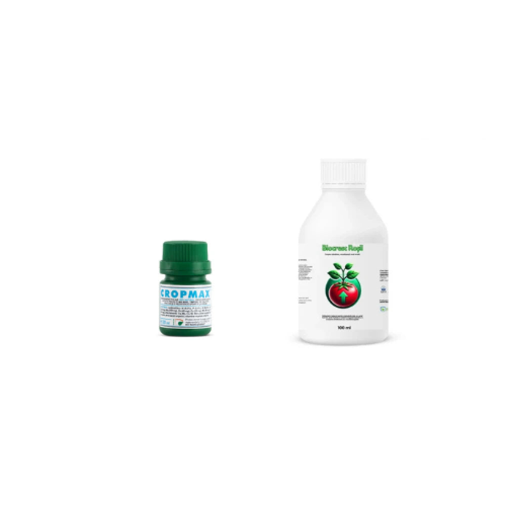 Pachet tratament si nutritie tomate/rosii, Stimulator de legare si rodire, Biocresc Rosii, 100 ml + 