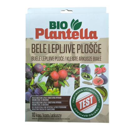 Capcane lipicioase albe Bio Plantella – protecție eficientă și monitorizare dăunători - SolPlant.ro