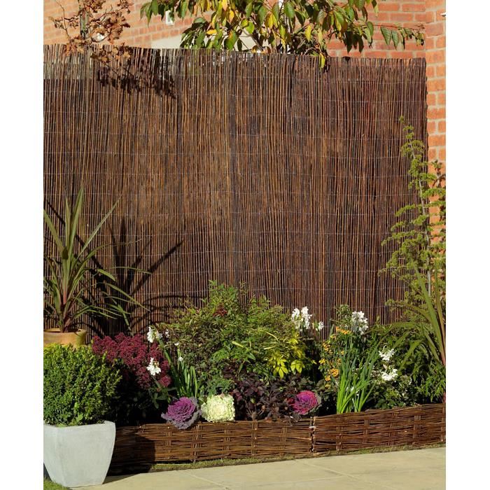 Gard gradina/paravan din rachita naturala, 5x2 m