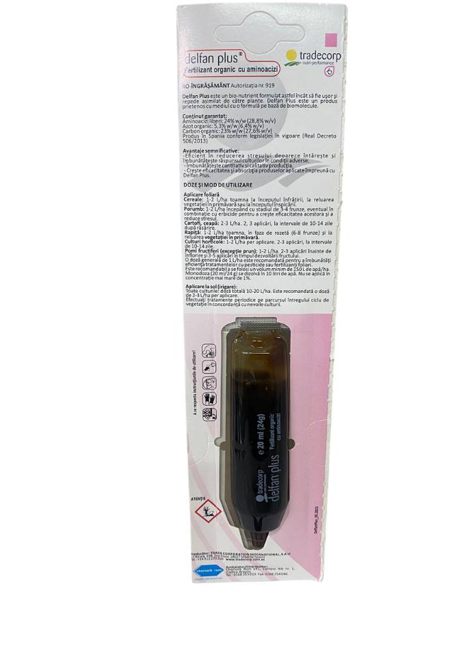 Biostimulator Delfan Plus Foliar Radicular - Toate Culturile, Cereale, Legume, Pomi Fructiferi - Tradecorp