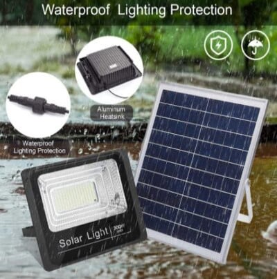 Proiector cu Panou Solar 300 W