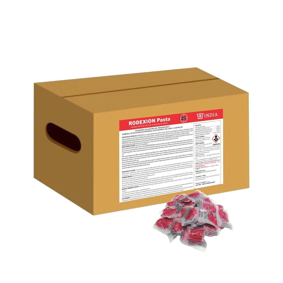 Rodexion Pasta Raticid 10 kg Bromadiolon