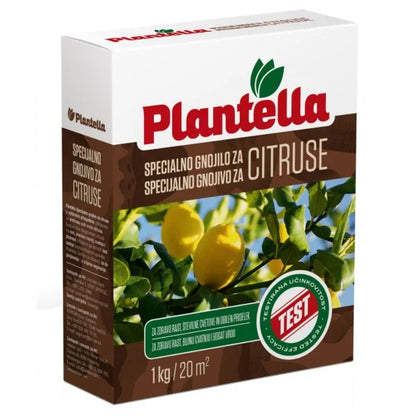 Ingrasamant Special pentru Citrice Plantella 1kg - Creștere Viguroasă și Fructificare Bogată - Lamai, Portocali, Mandarini