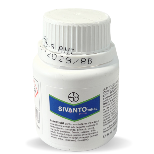 Sivanto Prime 200SL - Insecticid Sistemic Prietenos cu Albinele - Mar, Par, Cartof, Legume - Afide, Gandacul din Colorado, Bayer