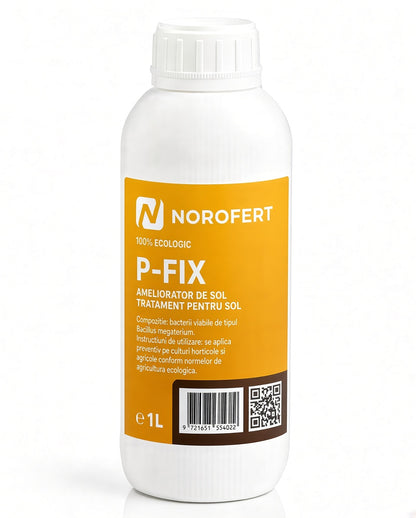 Tratament Sol P-Fix - Lichid, BIO, Solubilizare Fosfor -  Norofert